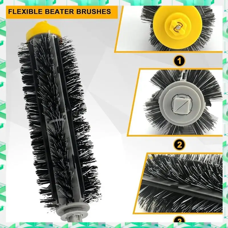 

FIZP For Irobot Roomba 600 Series 660/670/680/690/6 Vacuum Cleaner Rubber Brush Hepa Filters Accessories