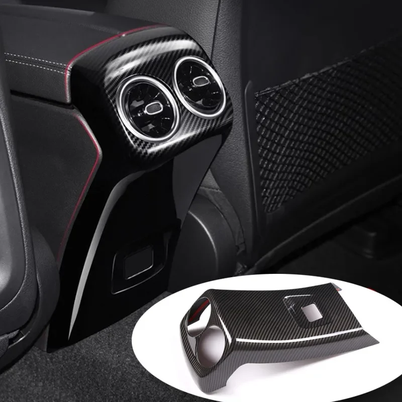 

Car Rear Air Conditioning Vent Frame Kick Cover Trim sticker For Mercedes Benz A class W177 2021-2023 Auto Interior Accessories