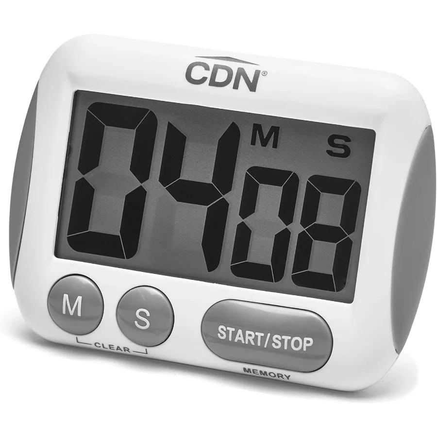 مؤقت أرقام كبير جدًا لخبز الدفعات مع عد تنازلي لمدة 100 دقيقة ووظيفة العد التنازلي وشاشة كبيرة في الدقائق والثواني بصوت عال أ