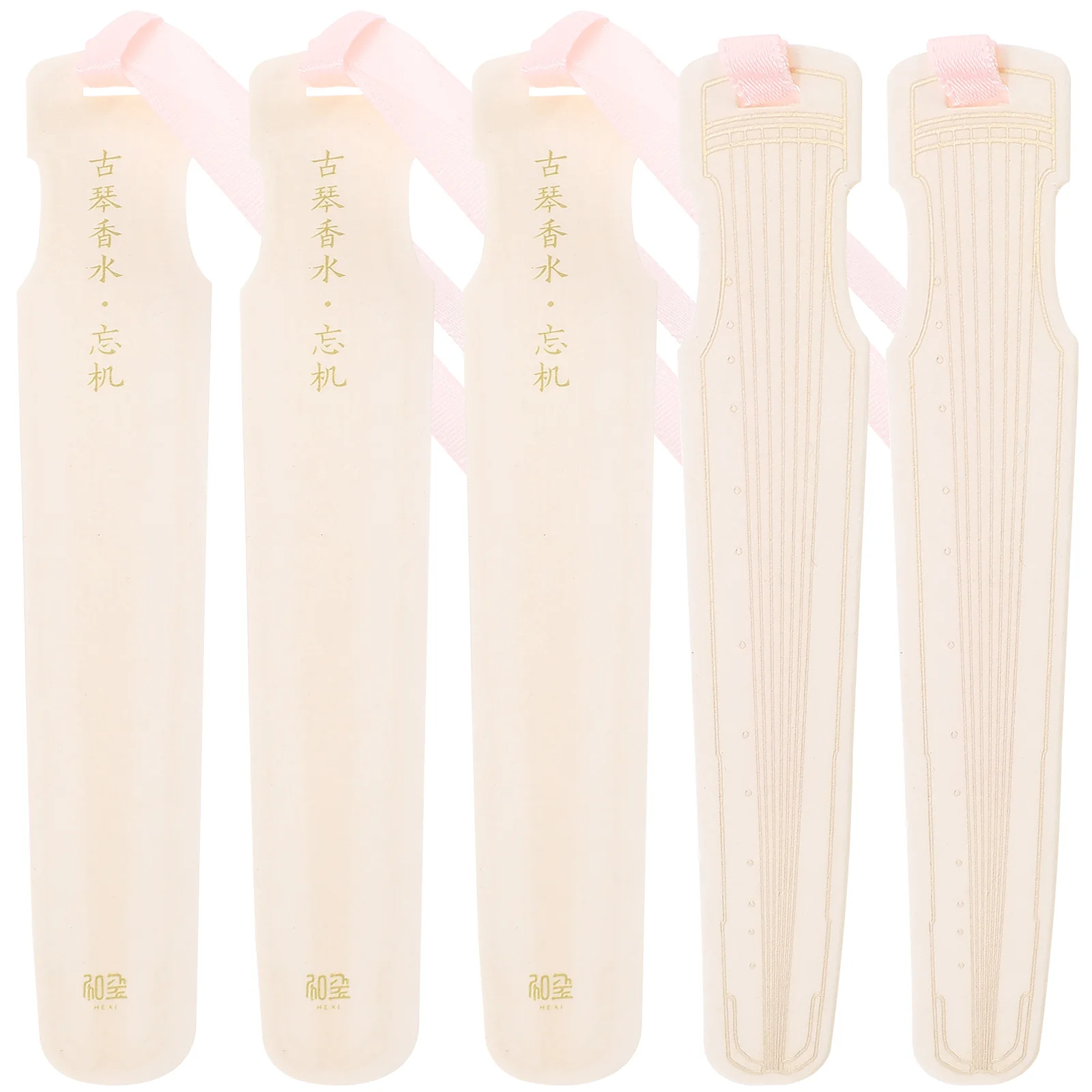 

5pcs Scented Bookmarks Non Adhesive Note Paper Blue H Ledger Message Index Perfume Tester Strips Fragrance