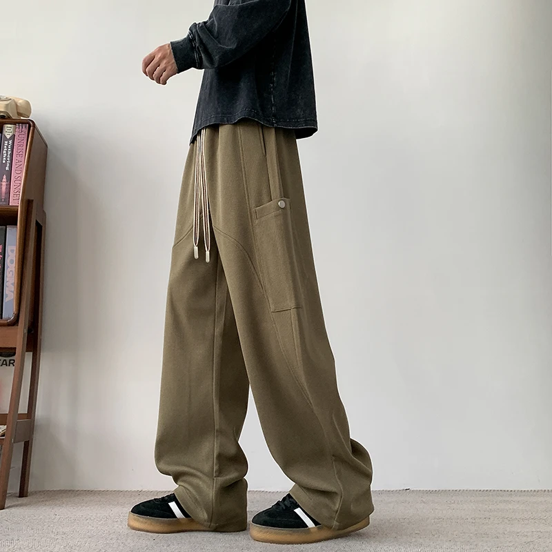 

Мужские брюки Yamamoto, новинка весна-осень 2026, модные, в стиле ретро, свободные, повседневные, больших размеров, санитарные брюки