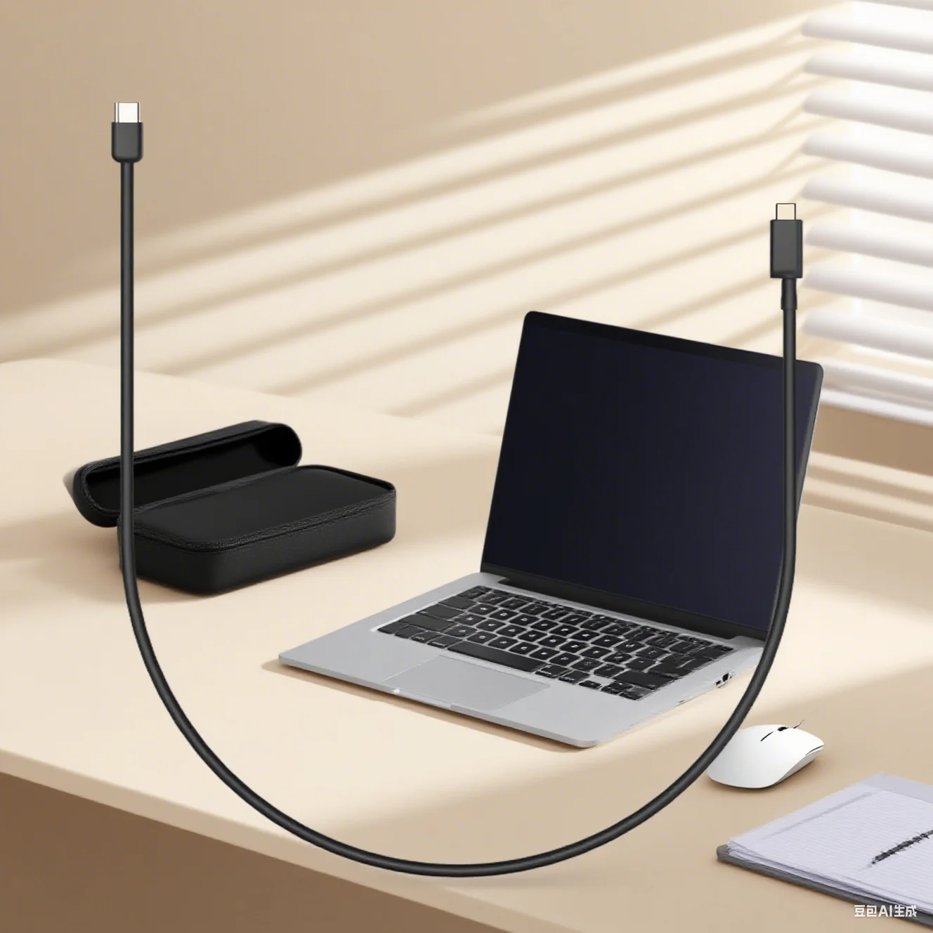 

12-Speed Bicycle Charging Cable 150cm For -Di2 Models USB/Type-C Optional Wear-Resistant PVC Design