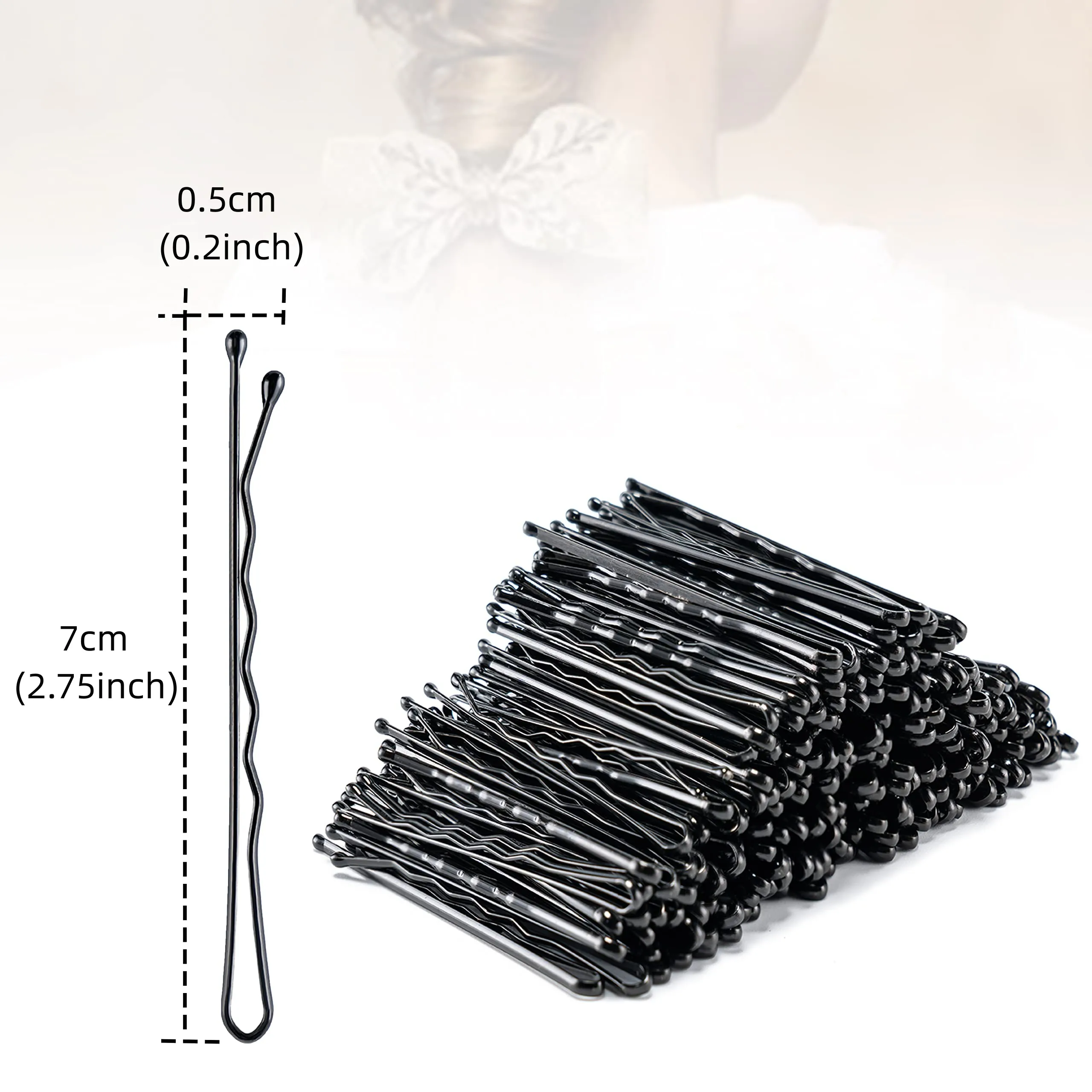 50Pcs Large Bobby Pins 7CM (2.75\