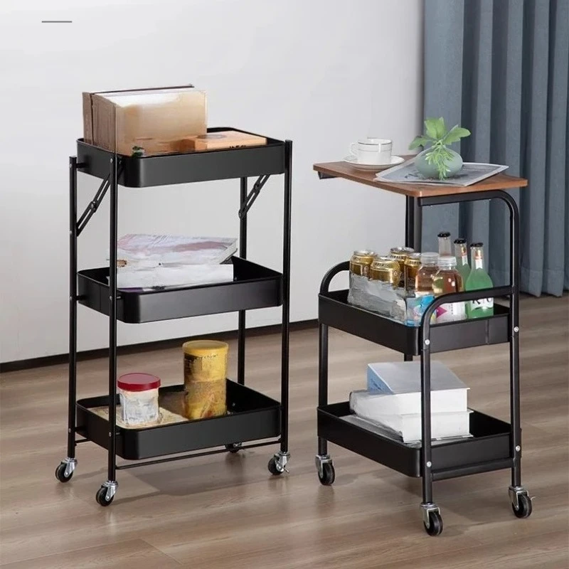 Kitchen Trolley Storage Rolling Trolley Auxiliary Furniture Aesthetic Cart Organizer Shelves Wheels Rangements Cuisine Islands