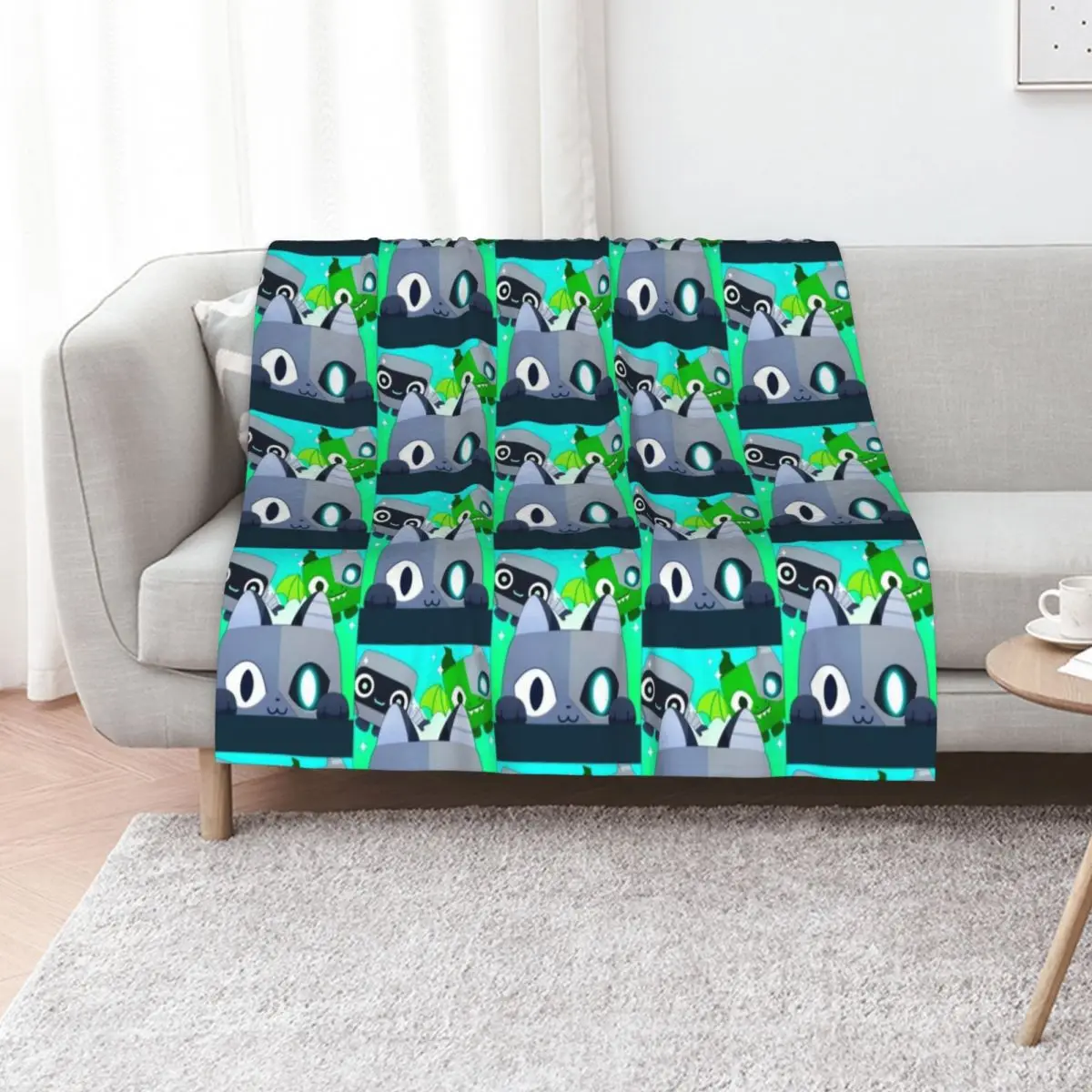 Codes For Pet Simulator X - Gamer Throw Blanket Bed Fashionable Furrys Heavy Soft Plaid for babies Blankets