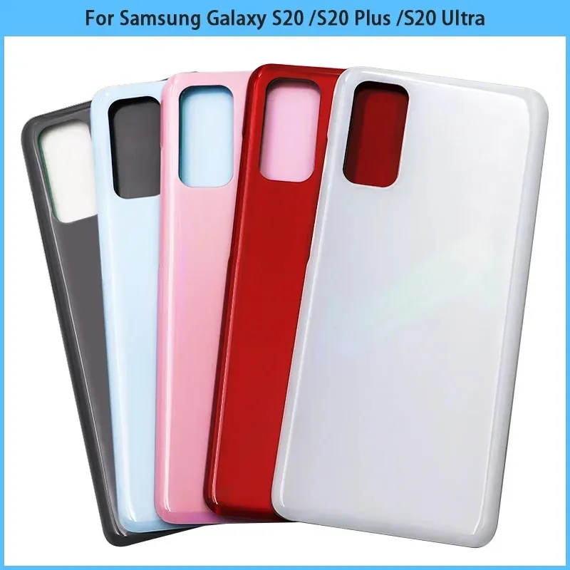 لسامسونج غالاكسي S20 g980 S20 plus الغطاء الخلفي الخلفي S20 الترا الباب الخلفي ثلاثية الأبعاد لوحة زجاجية الإسكان لاصق استبدال #2