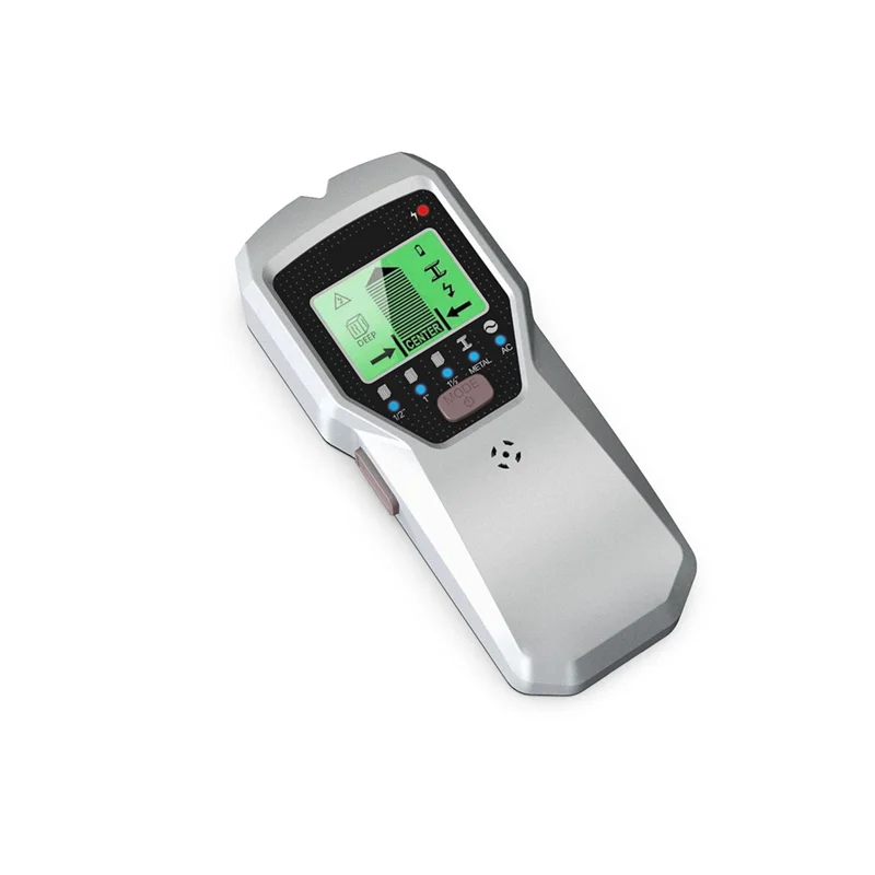 【ADD TO CART 】Handheld Wall Metal Detector 5In1 Instrument For Detecting Current, Wires Wood Stud Posts Scanner