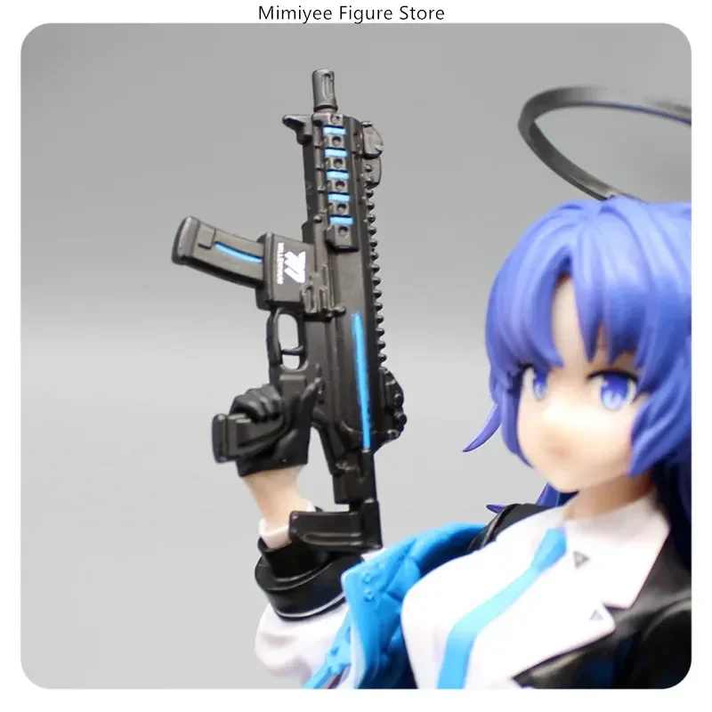 Figura de Anime azul de 24cm, modelo de archivo Hayase Yuka, juguete coleccionable, estatua de niña de dibujos animados, regalo ornamental para fanáticos