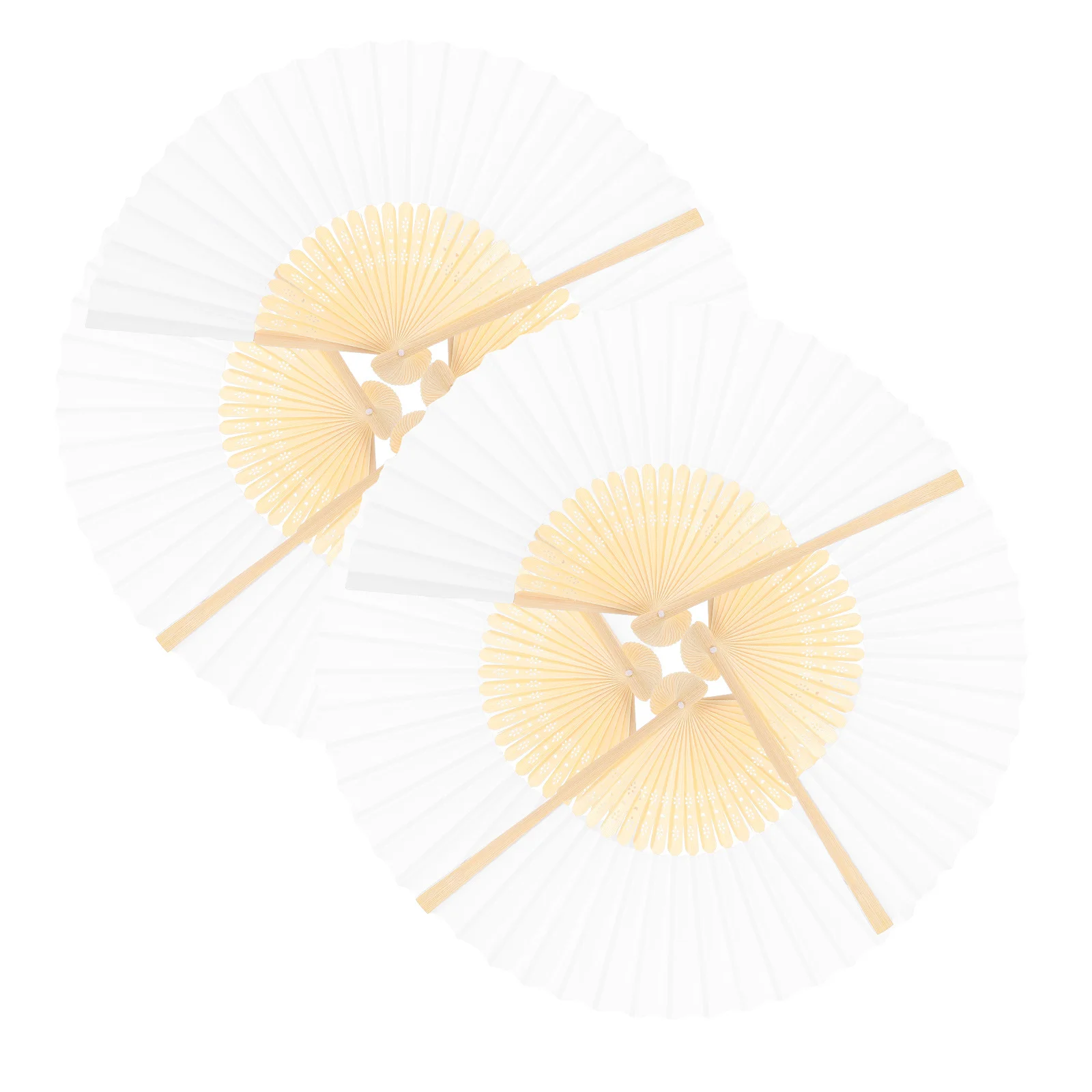 

8Pcs DIY Painting Hand Fans for Kids Blank Design Art Craft Activity Fun Gift Folding Fans Performance Folding Fan