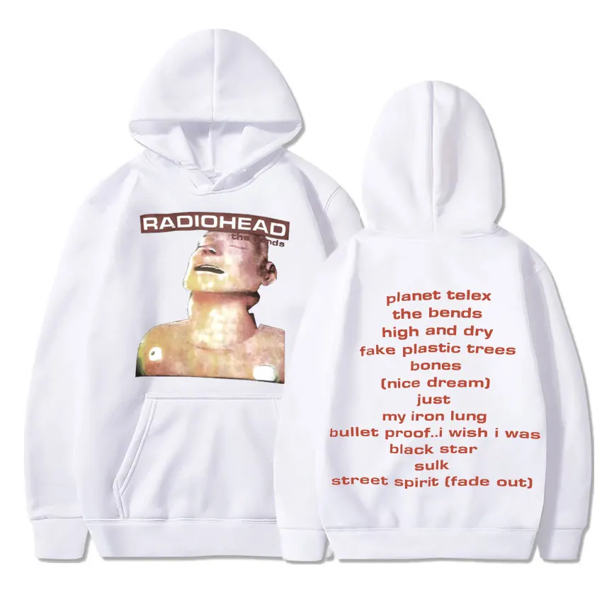 Vintage Rock Band Radiohead Hoodie Hip Hop Everything Music Album Print Sweatshirt Harajuku Streetwear Oversize Hoodies Teens