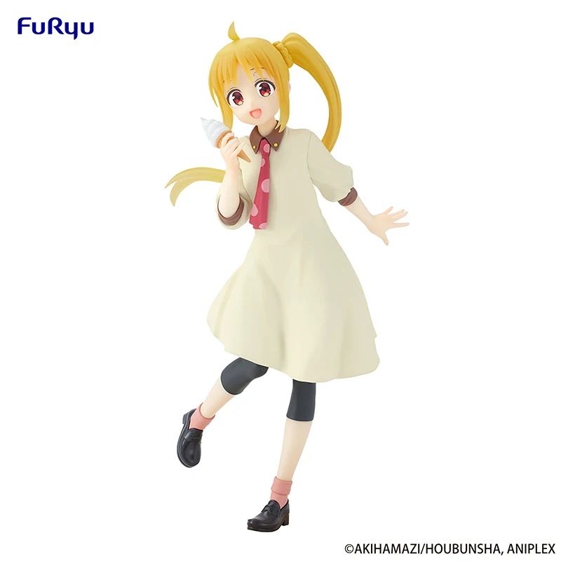 Original Anime Figure 21cm Furyu Trio Try iT BOCCHI THE ROCK! Ijichi Nijika Desktop Ornaments Model Toy Doll Gifts