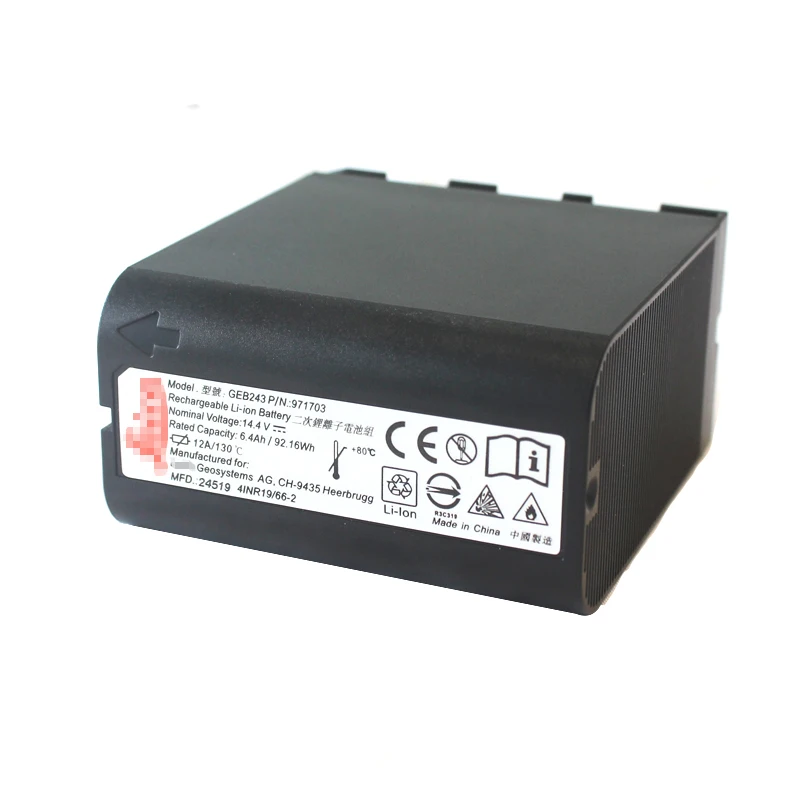 

Li-ion Battery GEB243 for Leic P Series 3D Laser Scanner TM30 TS30 total station