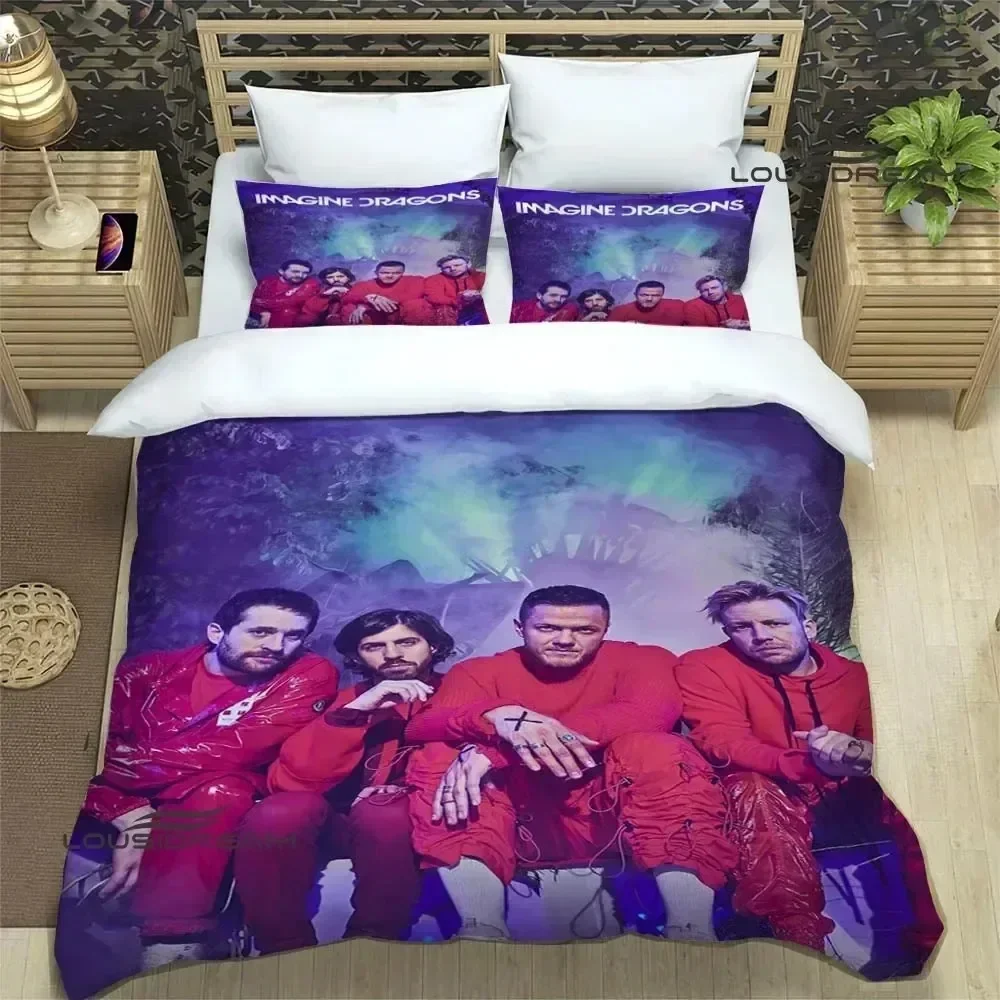 Rock Band Imagine Dragons Bedding Sets exquisite bed supplies set duvet cover bed comforter set bedding set luxury birthday gift