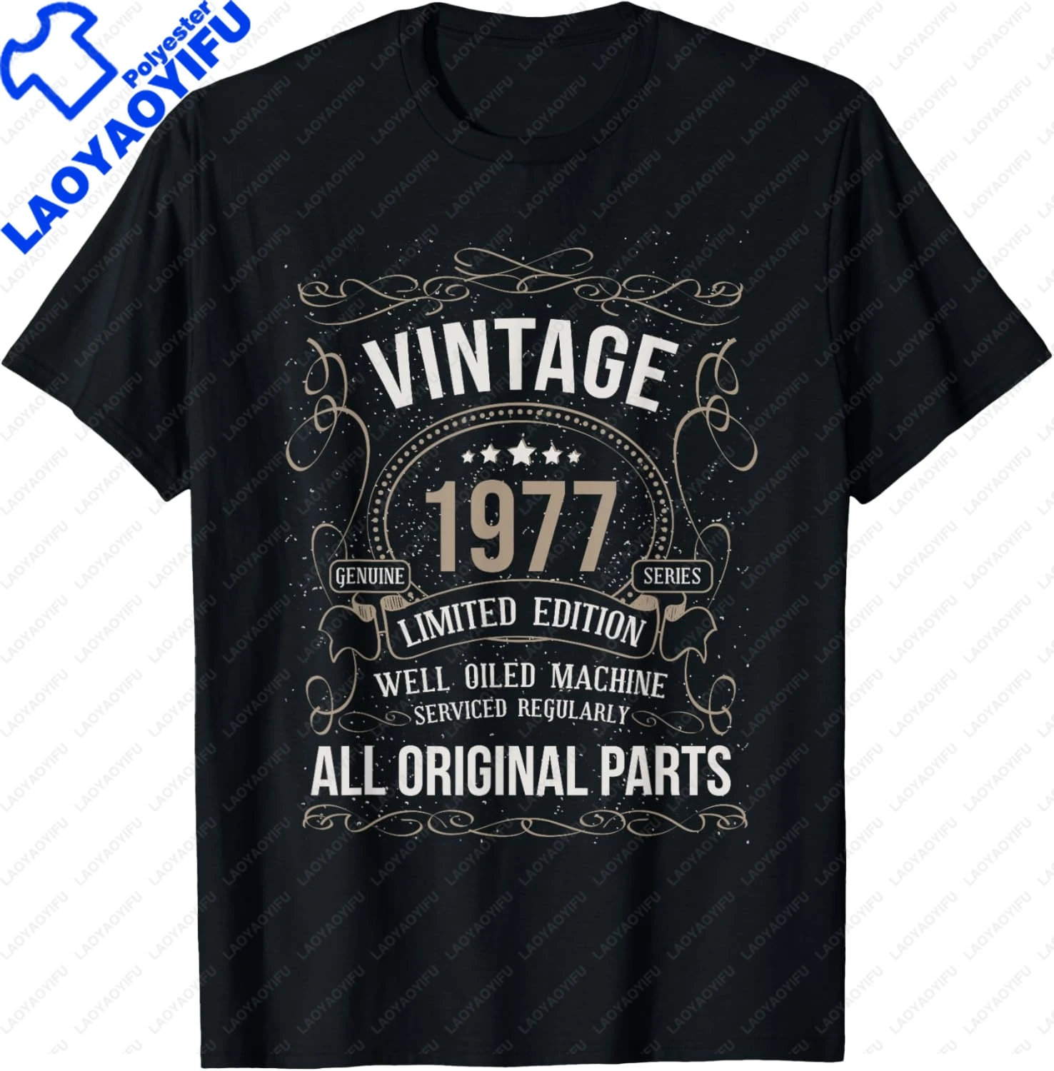 Jahrgang 1977. Alle Originalteile. T-Shirt Unisex Sommer Streetwear Tops Casual T Shirt für Mann Camisas – Detail 13