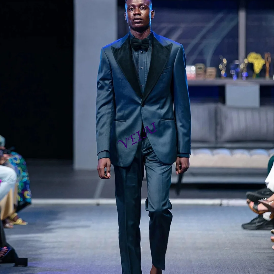 

High Quality Men's Tuxedo Suits 2 Piece Sets Peak Lapel Single Breasted Formal Business Wedding Prom Work Casual Set Customized