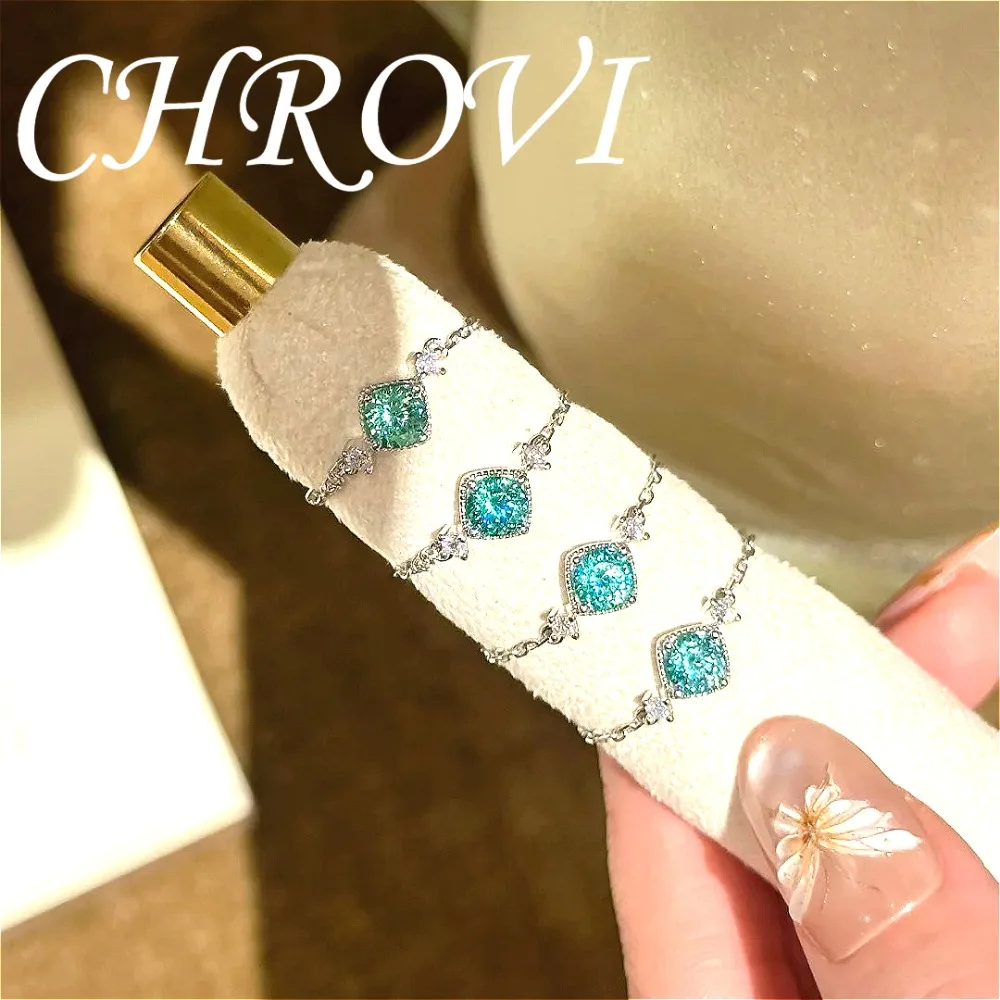 

Sweet 925 Sterling Silver Milky Way High-End Starry Sky Pink Diamond Adjustable Chain Women’s Ring