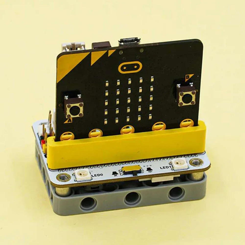 Плата расширения Elecfreaks Wukong Micro:Bit с механическим когтем - комплект кодирования STEM для обучения программированию строительных блоков