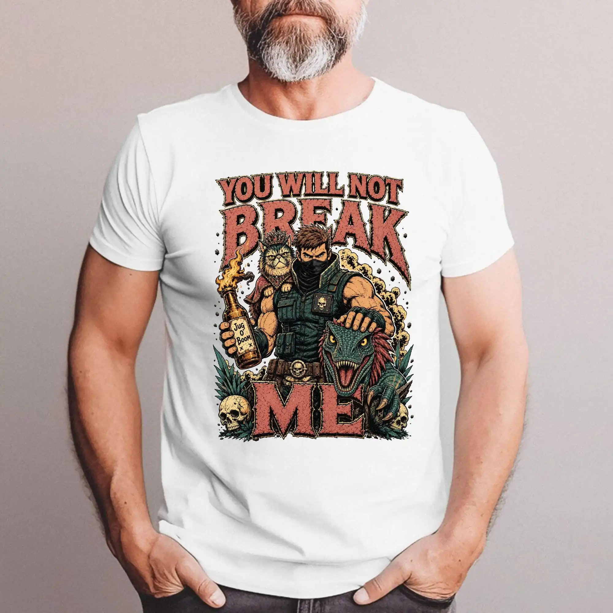 Dungeon Crawler Carl Shirt, You Will Not Break Me, SciFi Book Lover, Princess Donut and Mongo Tee, New Achievement