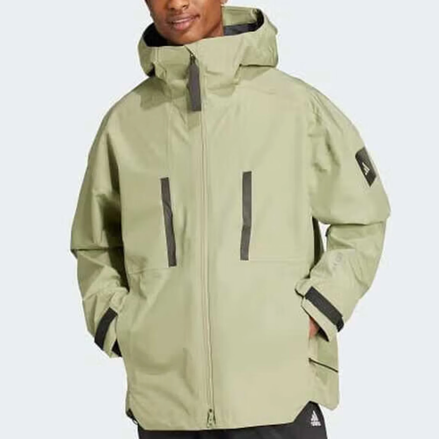 

Adidas подлинная оригинальная осень 2024, новая мужская уличная ветровка с капюшоном JG3983