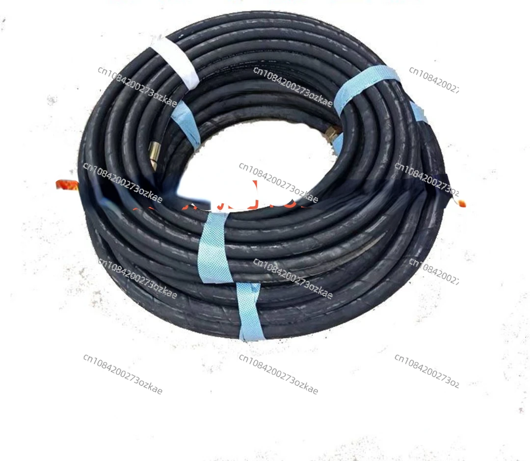 Cleaning Suction Pipe Dredge Car High Pressure  1013  Hose 2 Layer Steel Wire 19 M36 Connector Cloth Pattern