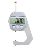 Digital Display Thickness Gauge Electronic LCD Micrometer Metric Wall Thickness Measurement Tools 0-20Mm