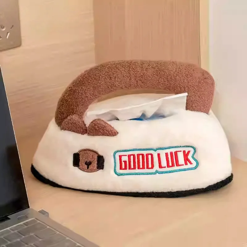 Original Siam Iron Tissue Box Plüsch rund um das Zuhause Niedliche und praktische kreative Tissue Box Ein einzigartiges und interessantes Geschenk