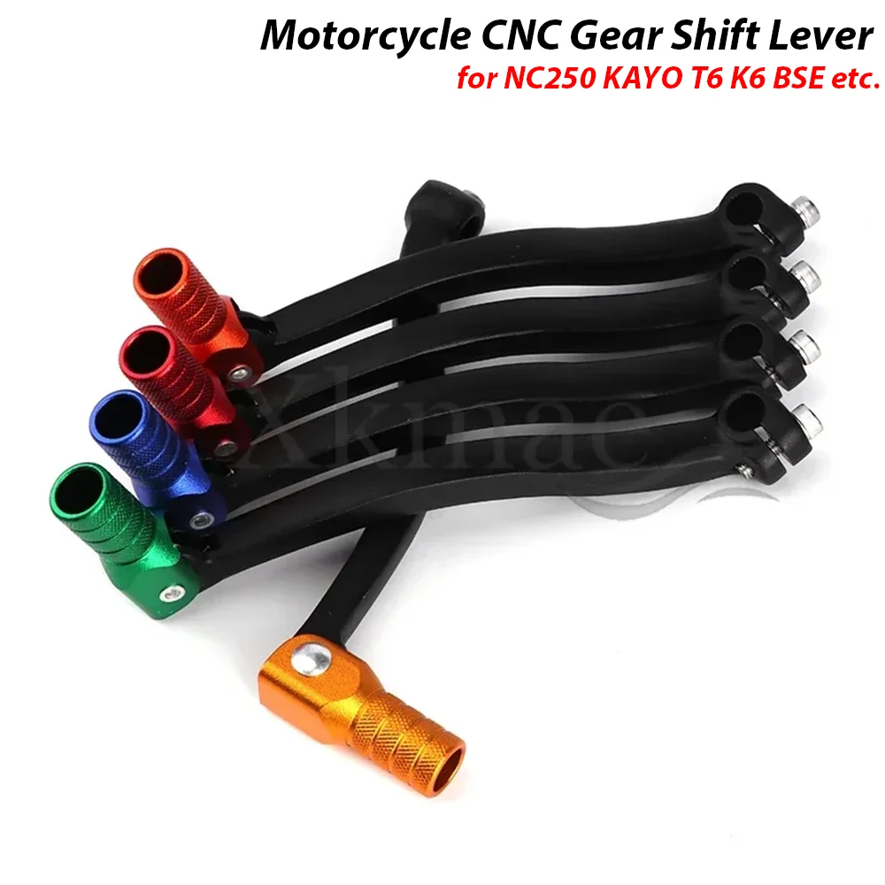 دراجة نارية CNC الألومنيوم والعتاد رافعة تحول للطي ذراع السرعة ل الترابية دراجة NC250 KAYO T6 K6 BSE J5 M2 M4 TT-250R SHR KEWS k16 X7
