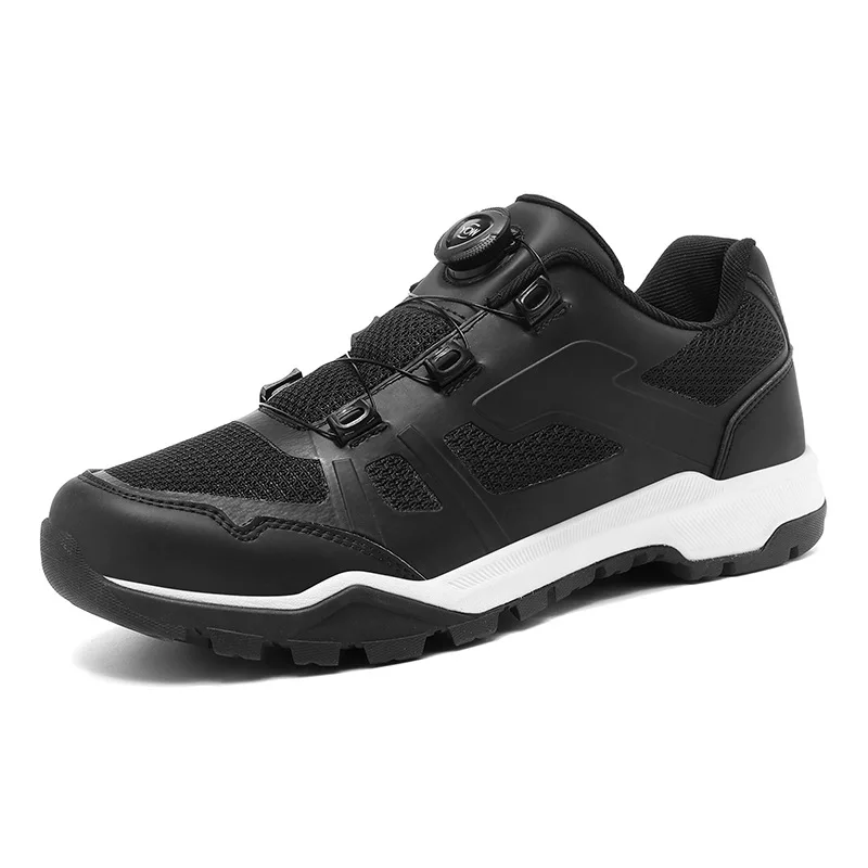 New seamless mountain bike lock shoes rubber nylon sole casual mountaineering cycling shoes breathable outdoor cycling shoes