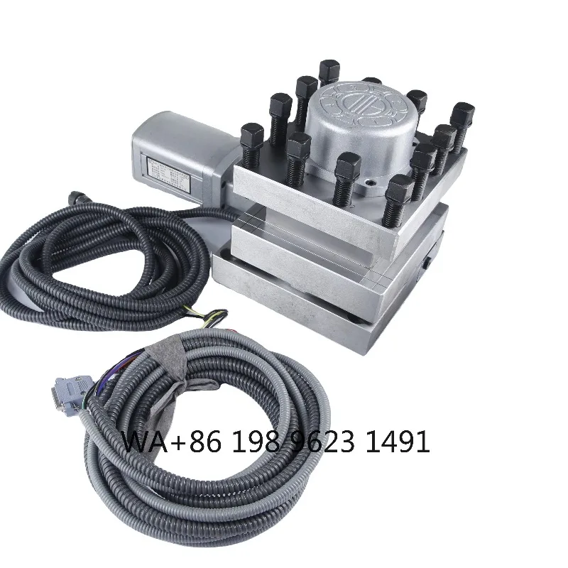 

HAK21 4 Position NC Turret Tool Holder Quick Change Tool Post Small CNC Lathe Turret for Turning Center Machining Accessories