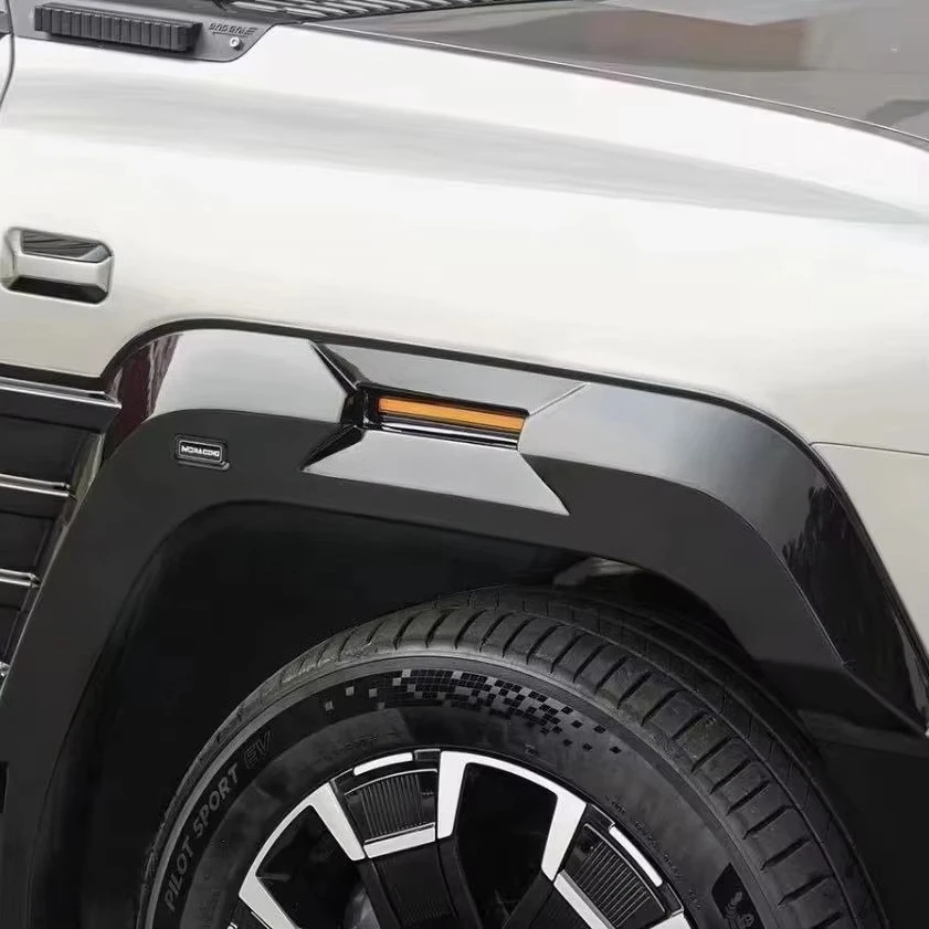 

For BYD Equation Leopard 8 Body Kit Wing-shaped Widened Kit for the Car Door Version with Black Finish and Wide Body Design