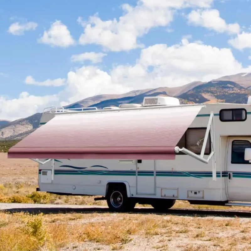 

Caravan Awning,Intelligent Control of Motorized+crank Handle for Trailer caravan Camper Rv Awning Camper Accessories
