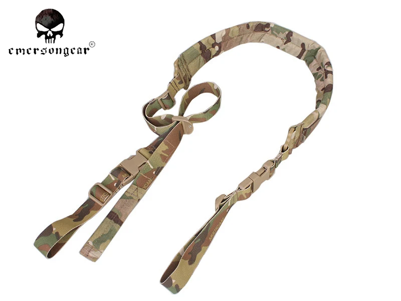  Tactical 2 Point Rifle Gun Sling Quick Adjustable Padded Shoulder Strap Camping Gear Nylon