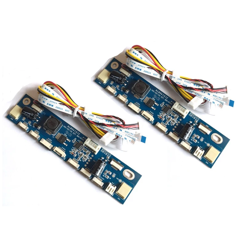 2Pcs Multifunctional Inverter For Backlight LED Constant Current Board Driver Board 12 Connecters LED Strip Tester