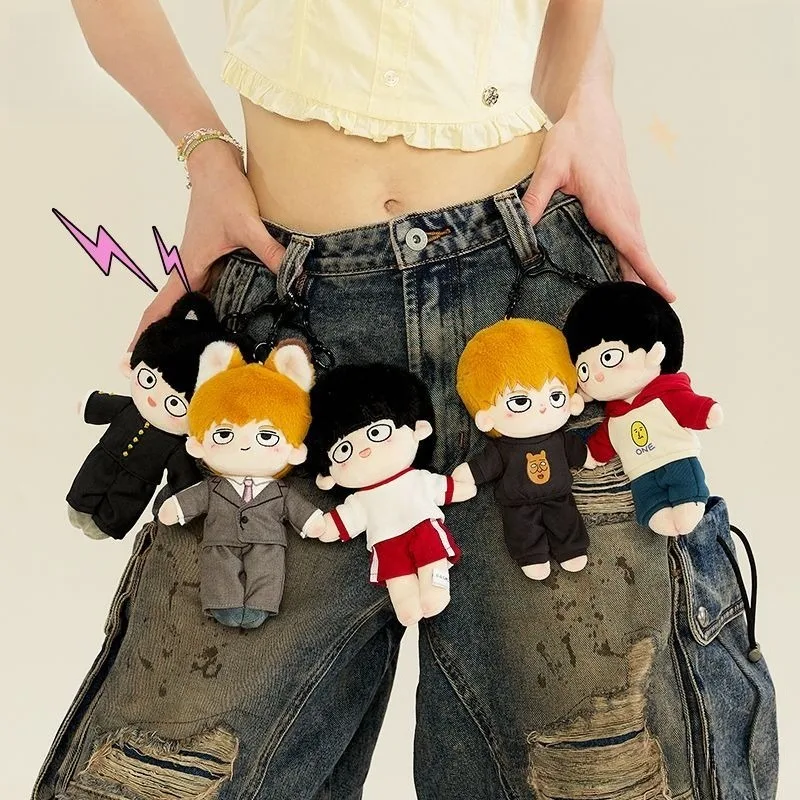 Mob Psycho 100 ‌ Shigeo Kageyama Reigen Arataka Figur Puppe Anhänger Hochwertig Aussehend Kreative Hände und Füße mit Magnetischer Haftung – Detail 4