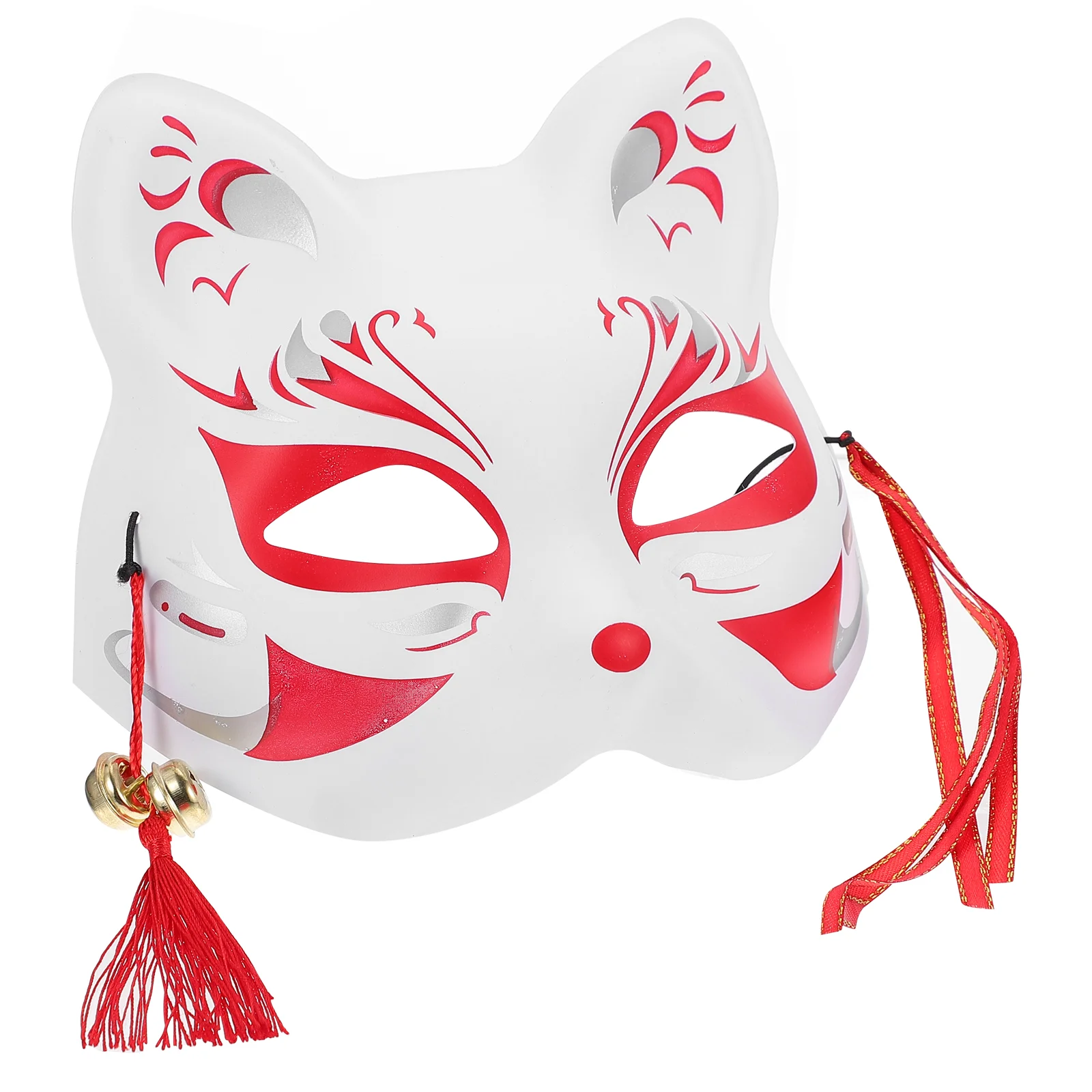 Fox Mask Japanese Style Painted Stylish Halloween Foxes Makeup Novelty Party Decor Prop Masquerade