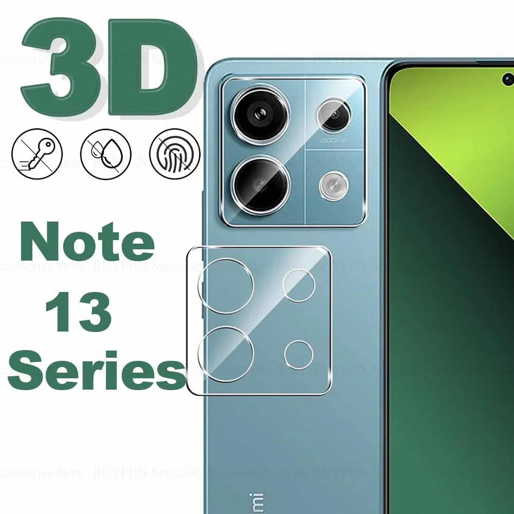 Redmy Note 13 Pro 3D Camera Lens Protector for Xiaomi Redmi Note 13 Pro Plus Tempered Glass Redmi Note13Pro 13Pro + 5G Lens Film