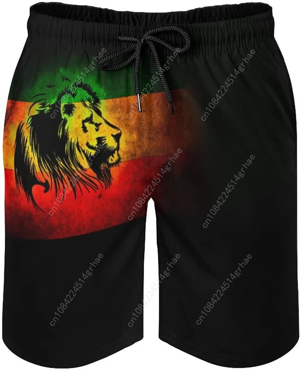 Leão de Judá Shorts Homens Praia Calças Curtas Soltas Board Shorts Roupas de Moda para Corrida em Casa