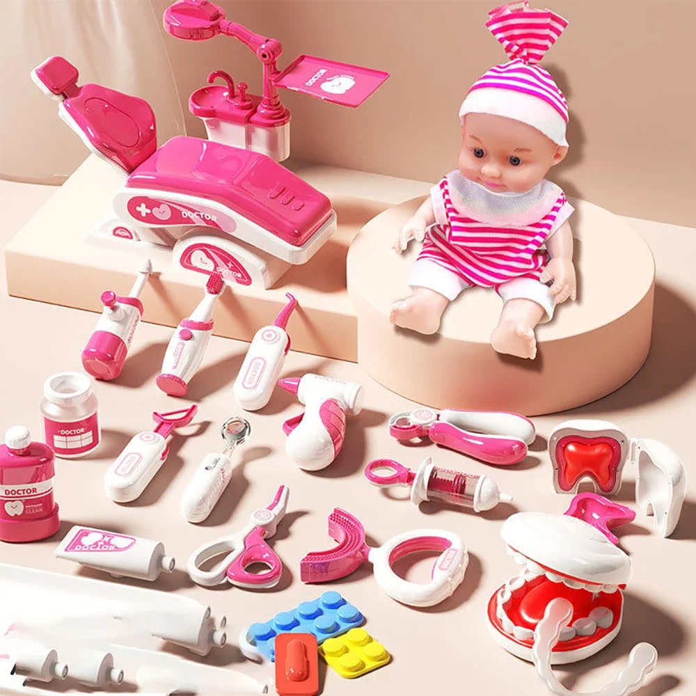 Simulation Medical Children Scene Game New Doctor Toys Set Playing Role Nurse Tools Medical Institution Gifts