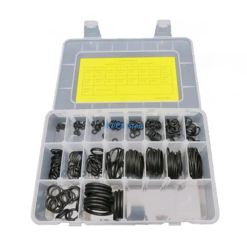U13C 200 Pcs/450Pcs Multifunction O-Ring Seal Sleeve Ring Diving Special Thickening NBR Sealing Small Component
