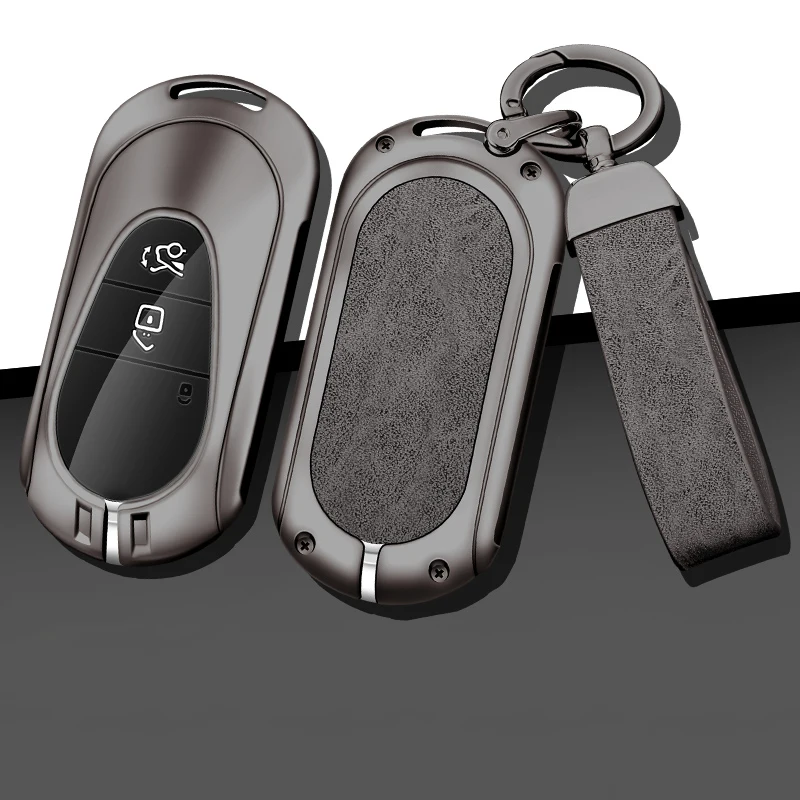 Zinc Alloy Car Remote Key Case Cover Protector Shell For Mercedes Benz 2022 C S Class W206 W223 S350 C260 C300 S400 S450 S500