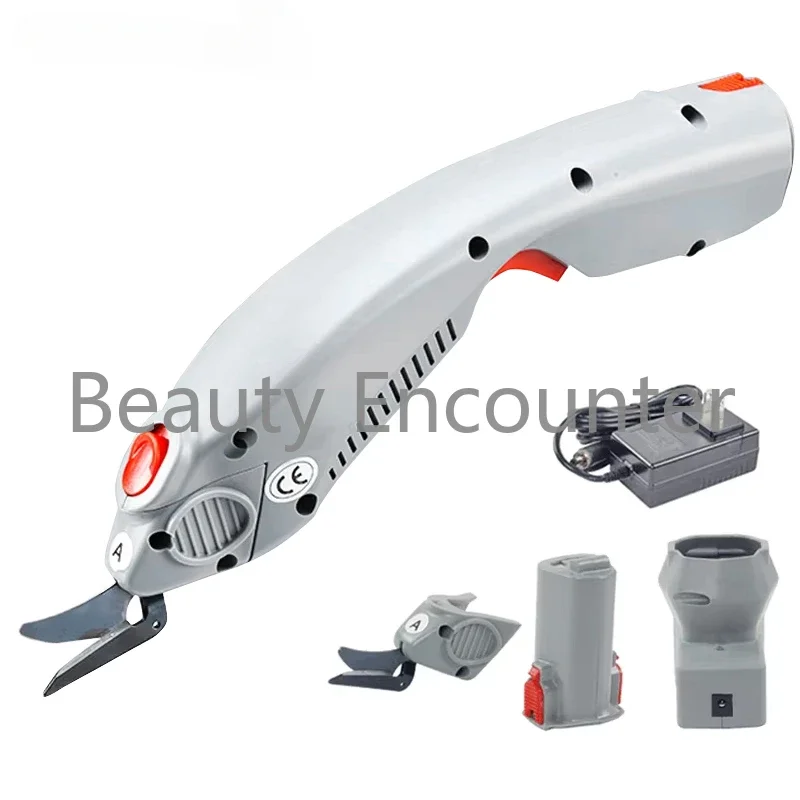 Electric Scissors Miniature Handheld Automatic Clothing Curtain Paper Leather Cutting Machine Charging/plugging in Power Tools