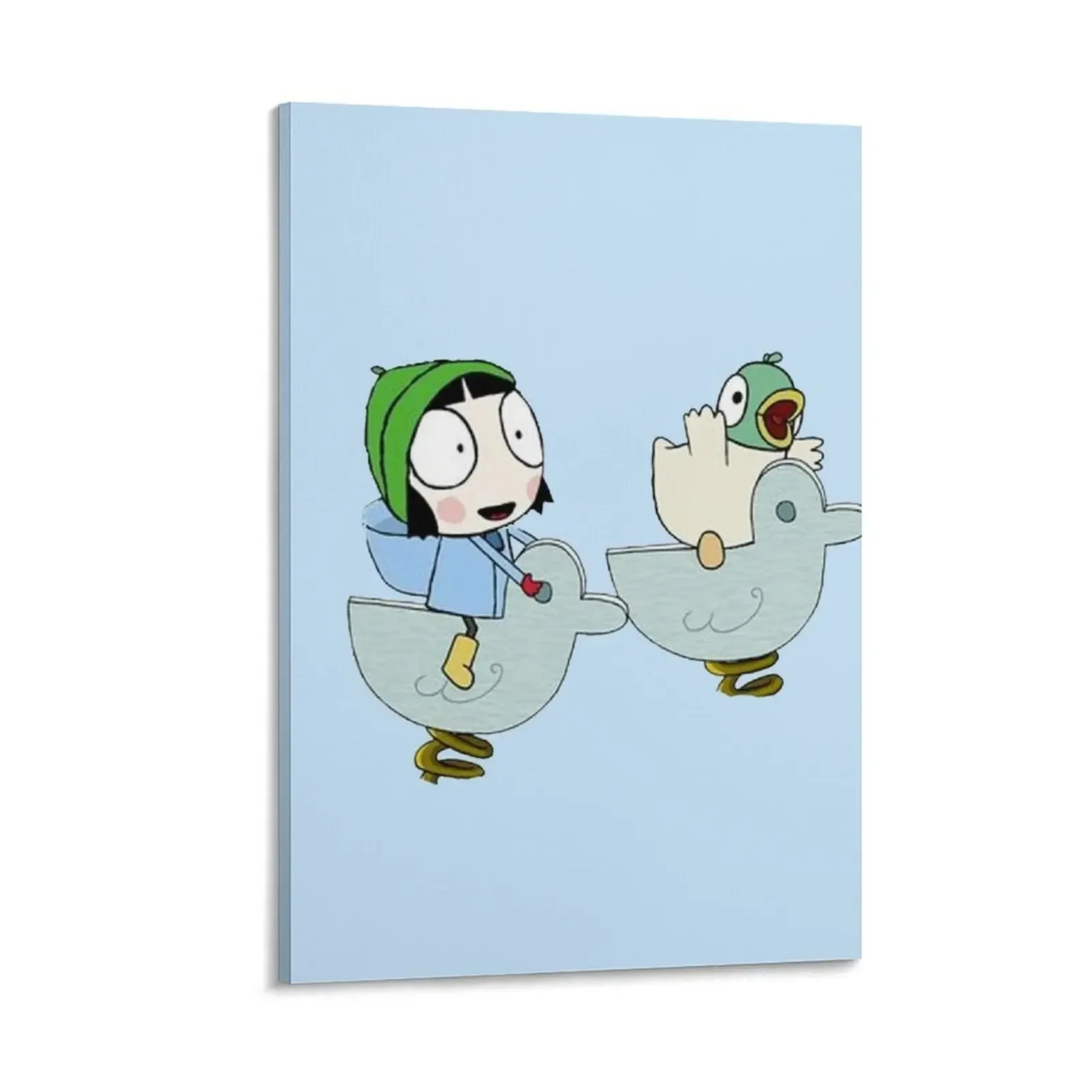 

Sarah and duck Canvas Painting nordic home decor interior paintings home and decoration