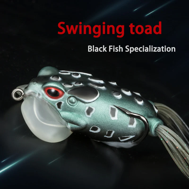 1Pcs Simulate Swinging Toad Bait Fishing Lure 17g Bionic Artificial Wobblers Insect Pike Tackle Carp Bait Pesca