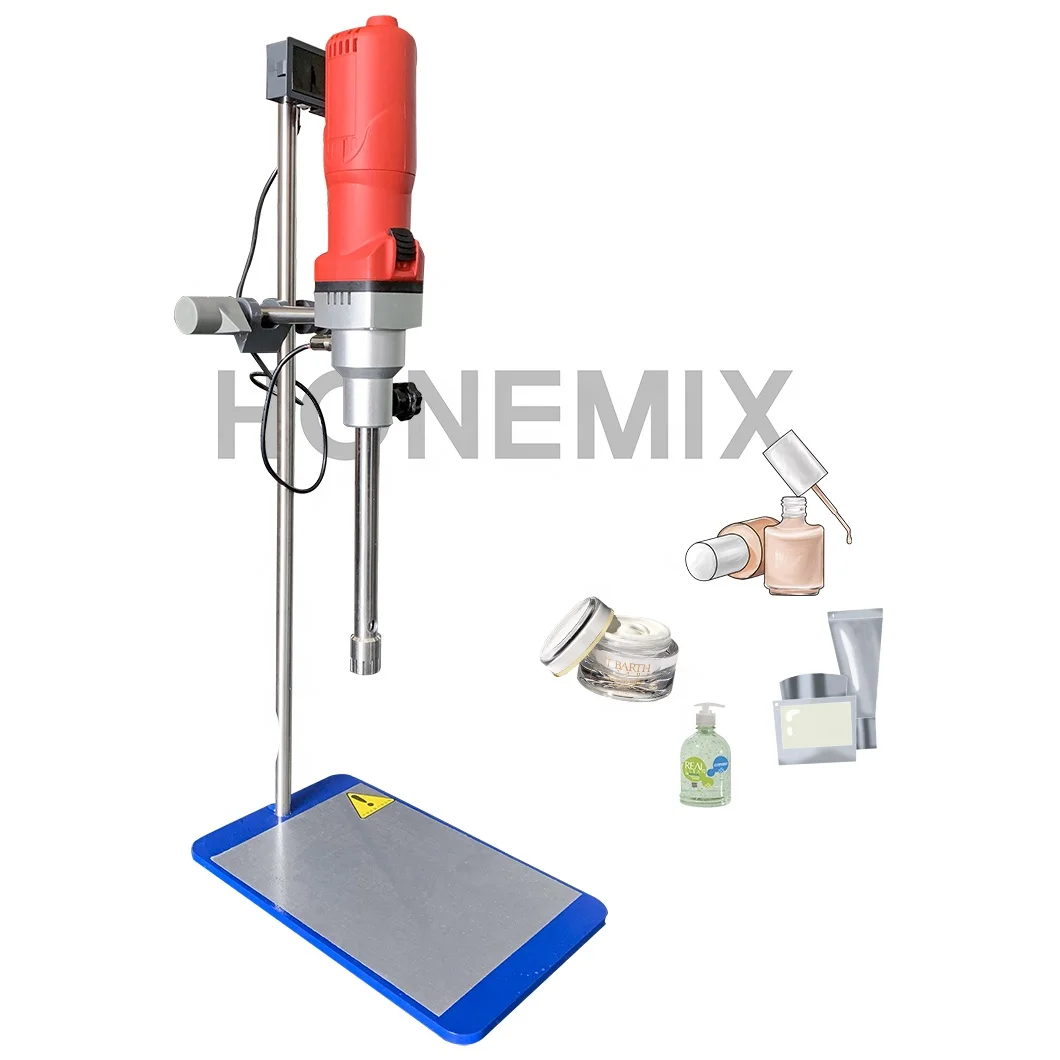 HONE 2L/5L Lab Test Equipment High Shear Emulsifying Mixing Machine Emulsion Laboratory Scale Homogenizer Mixer