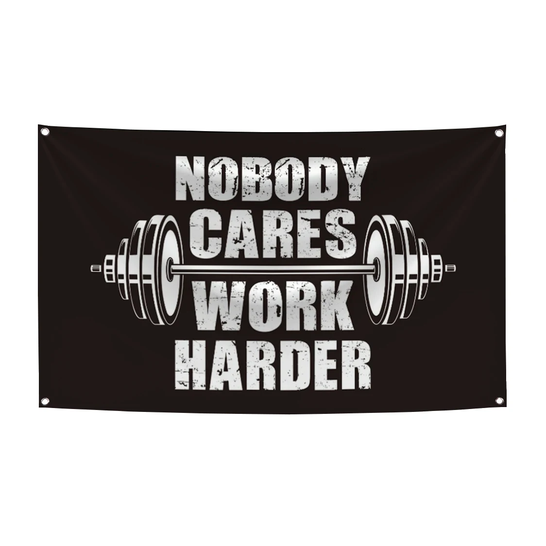 3x5Fts 90X150cm Nobody Cares Work Harder Bodybuilding Sports Gym Flag Banner Decoration