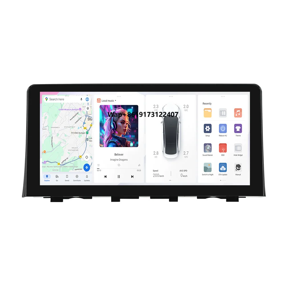 

DUDUAUTO 10.33inch Carplay Auto Intelligent System Android Car Radio Player for 2016-2021