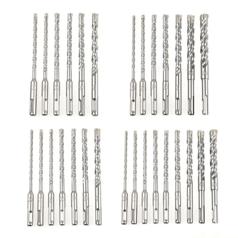 

A2BE Upgraded Four Edged Drill Bit Professional Carpentry Tool For Glass