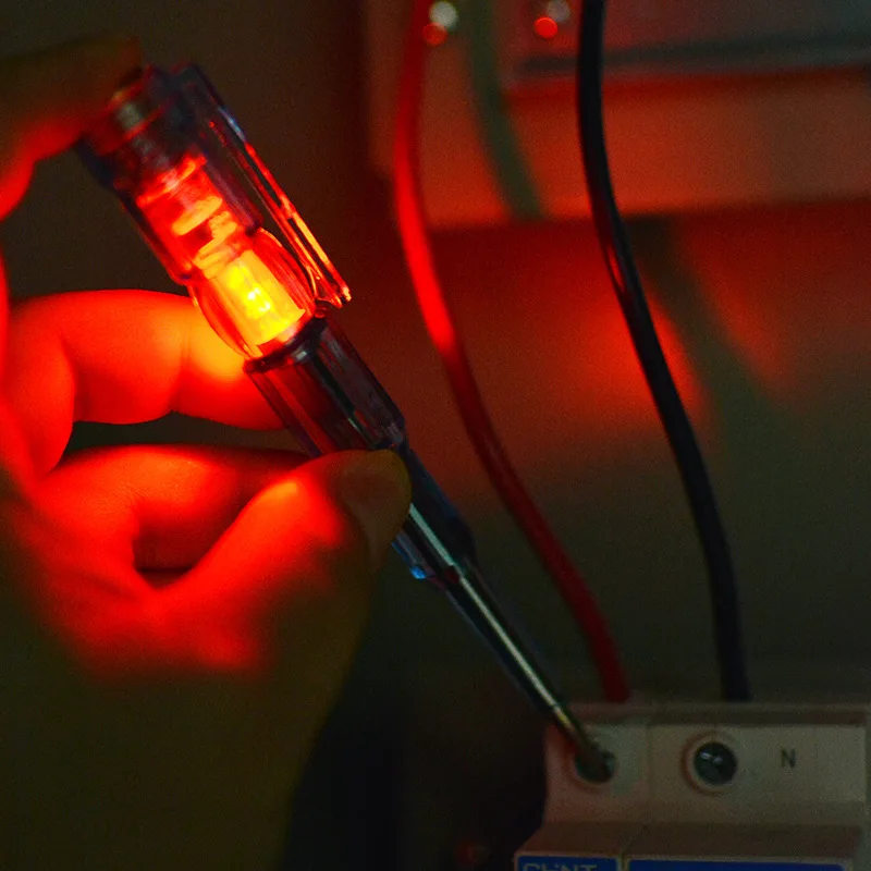 قلم اختبار الجهد الكهربائي المستحث ، التيار المتردد الرقمي ، أجهزة الكشف عن الجهد المستمر ، عدم الاتصال ، المقياس ، التيار ، المستشعر الكهربائي ، 6