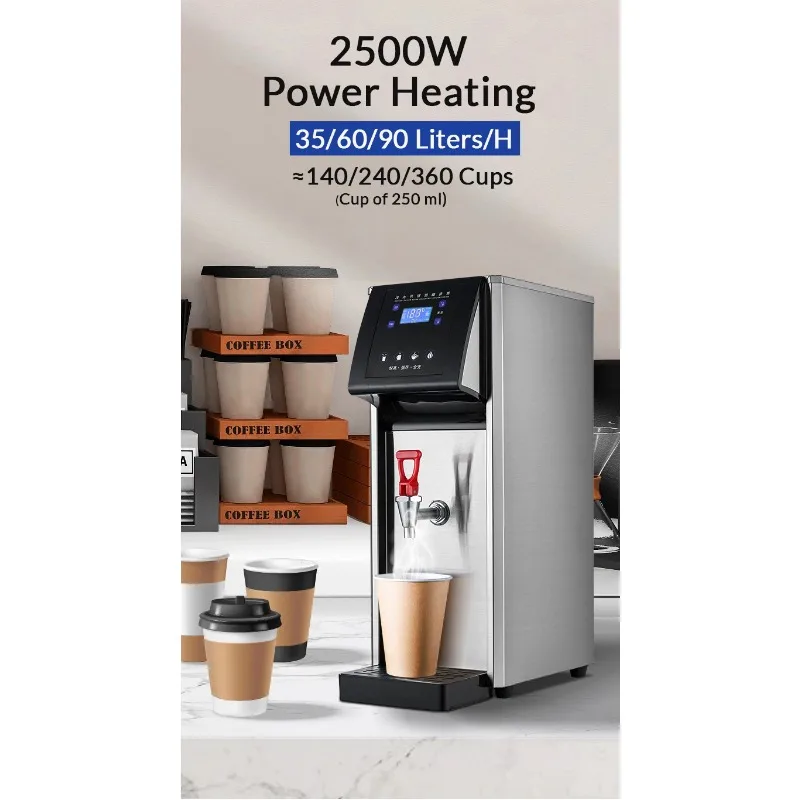 業務用ポータブル電気温水器 20リットル 熱湯ボイラー ティーバー/レストラン/カフェ設置用 20L