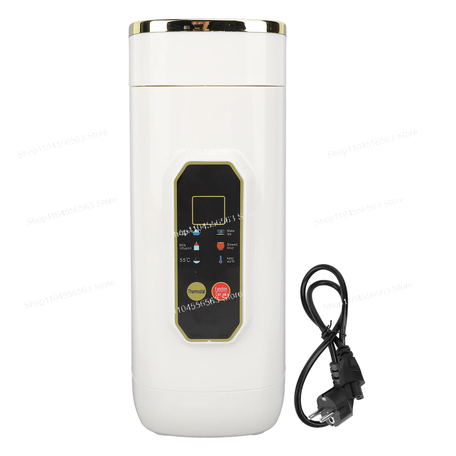 

Travel Electric Kettle 316 Stainless Steel Constant Temperature Portable Hot Water Boiler Bottle for Tea Coffee